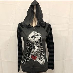 Disney Parks Jack & Sally Hoodie NBC Size XS